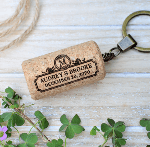 Keychain wedding favors