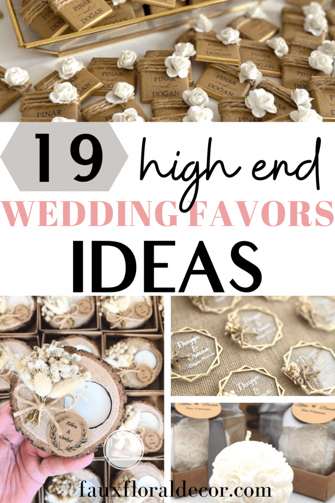 best high end wedding favors