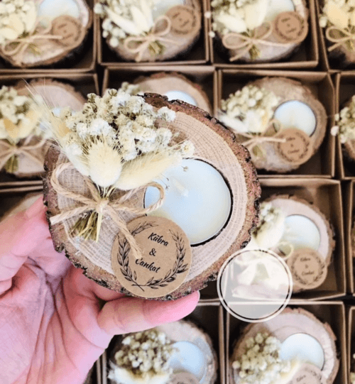 candle holder wedding favor