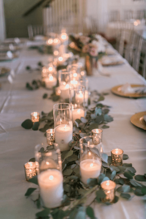 lightning ideas for wedding table