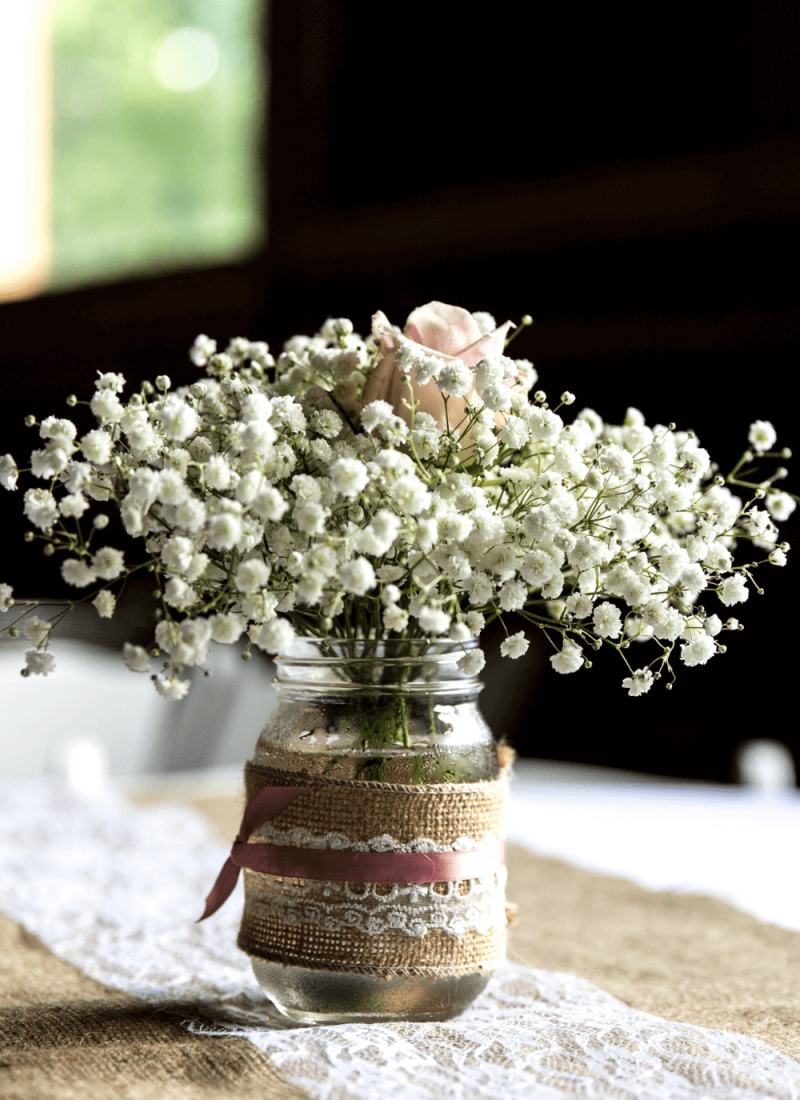 rustic wedding table decorations