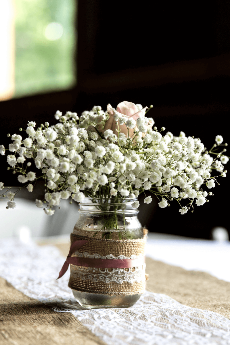 rustic wedding table decorations