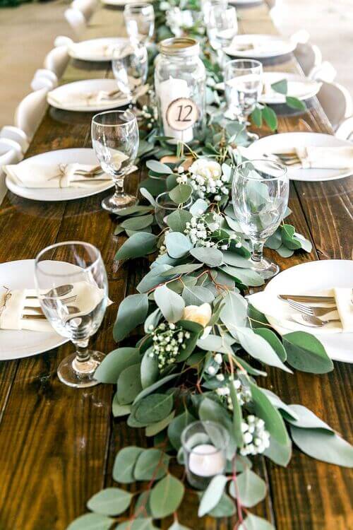 rustic wedding table decorations