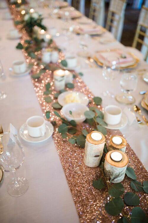 Colors Wedding  Black and Gold Rustic Wedding, Gold Table Centerpiece