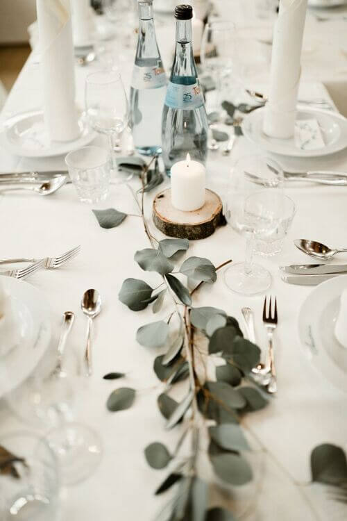 simple rustic wedding table decorations