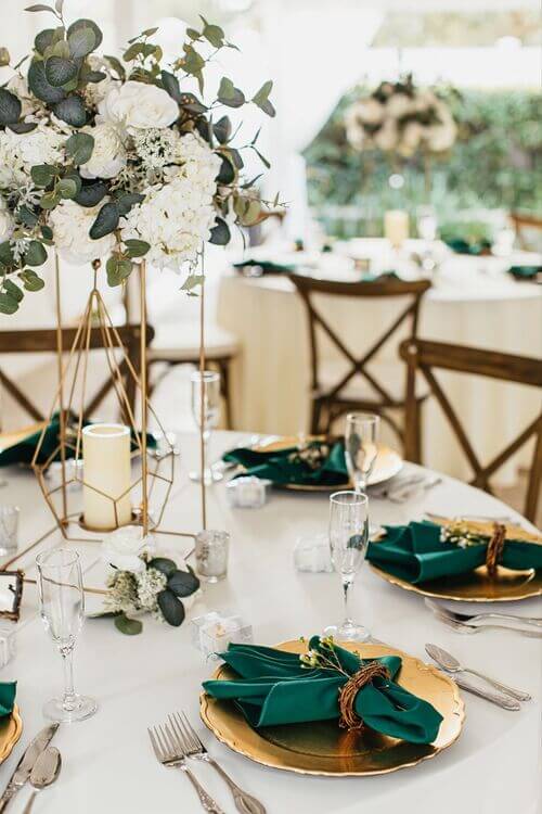 Olive green wedding theme