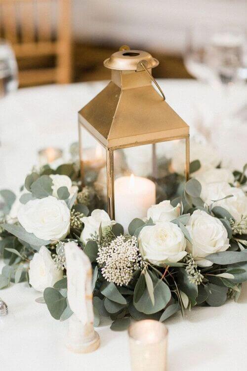 Sage and gold wedding theme