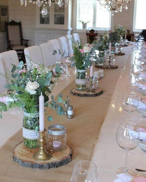 simple wedding table decor