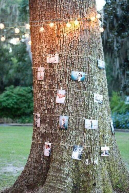 creative outdoor decor for wedding