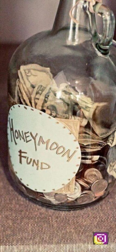 honeymoon fund jar