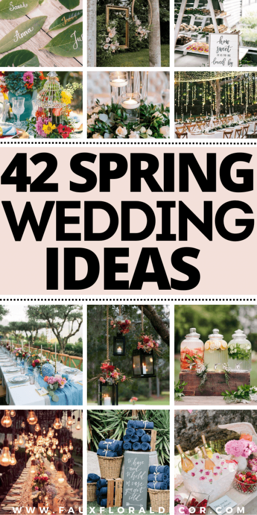 spring wedding ideas on a budget