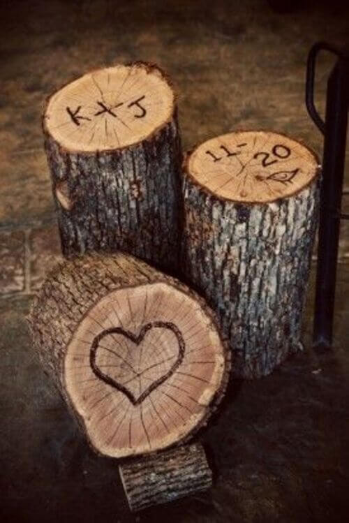 tree trunk decor