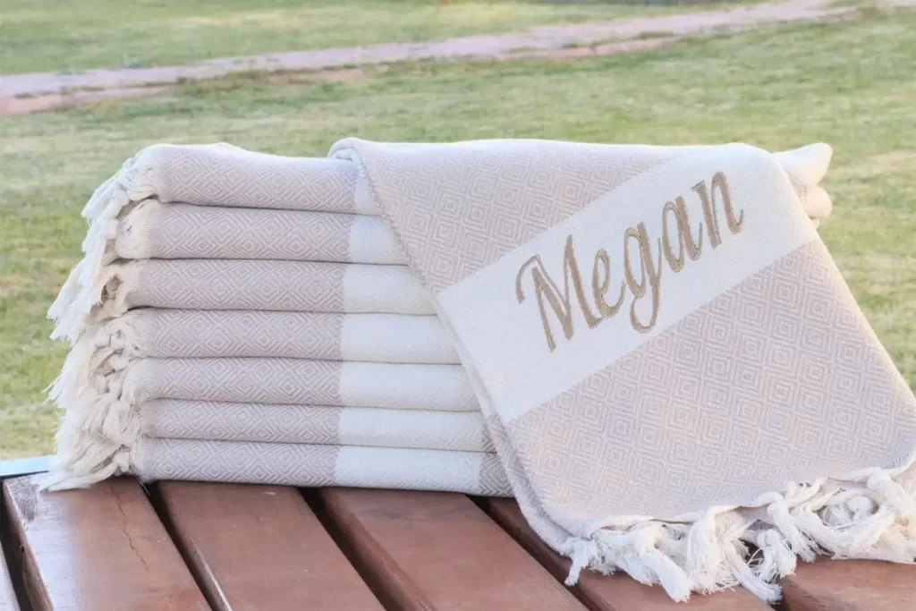 Personalized beach towels