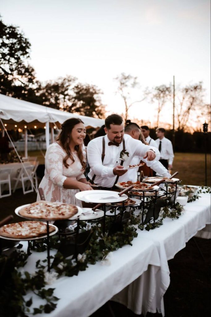 Pizza table