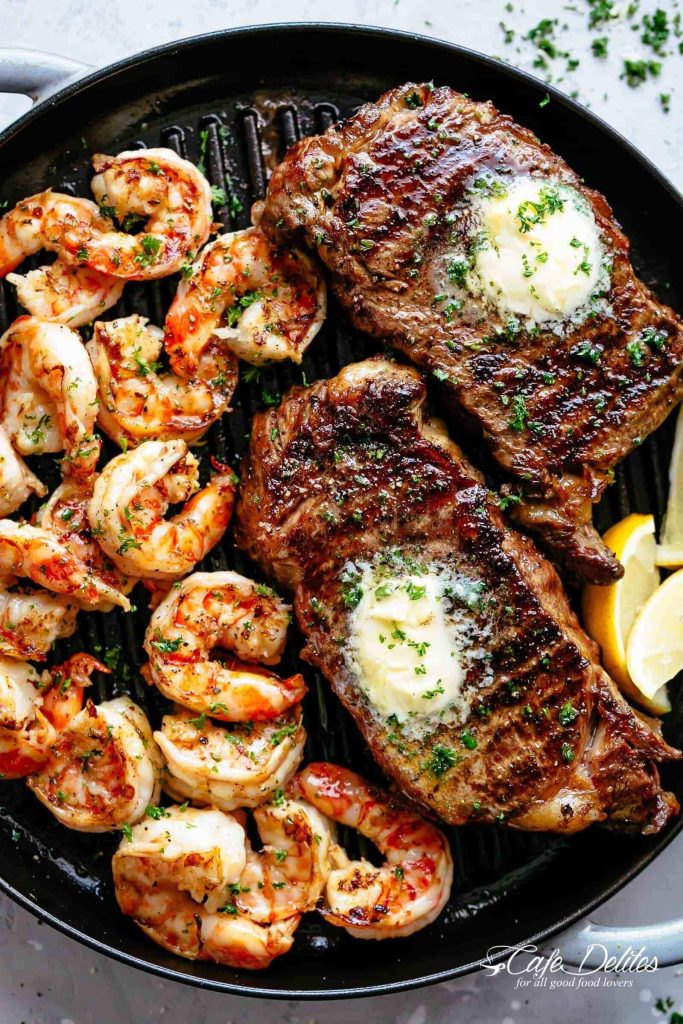 Surf and turf meal