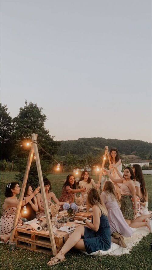 backyard bachelorette party
