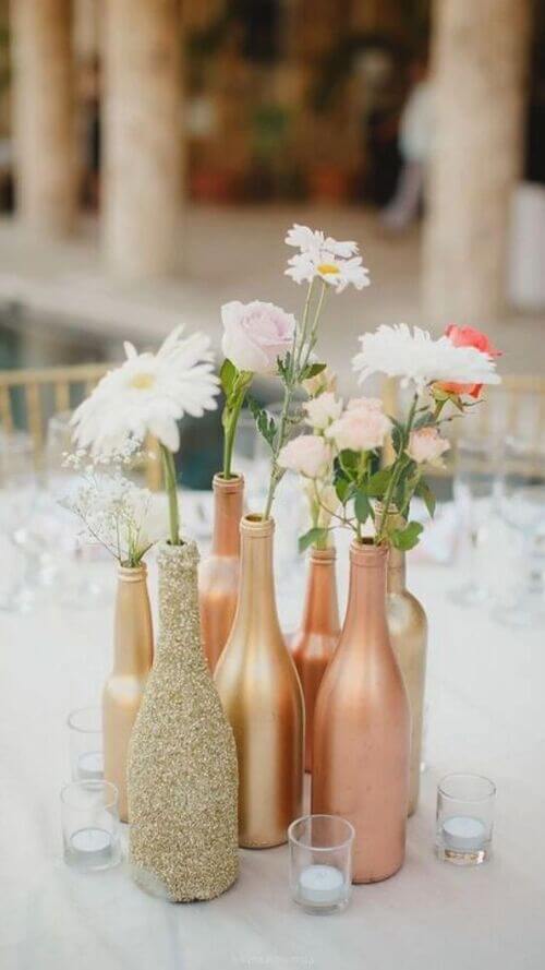 creative centerpiece ideas for outdoor wedding