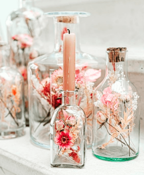 diy table centerpieces for summer wedding