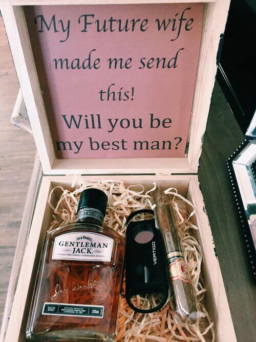 groomsmen proposal box ideas