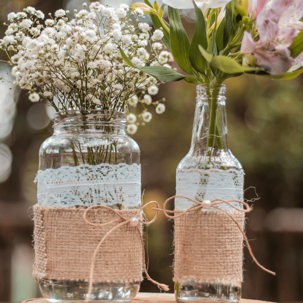 mason jar wedding centerpiece