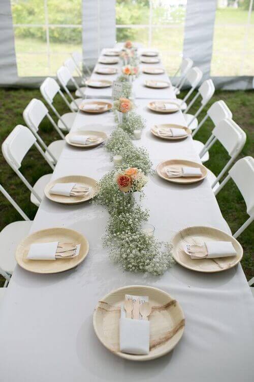 simple summer wedding table ideas