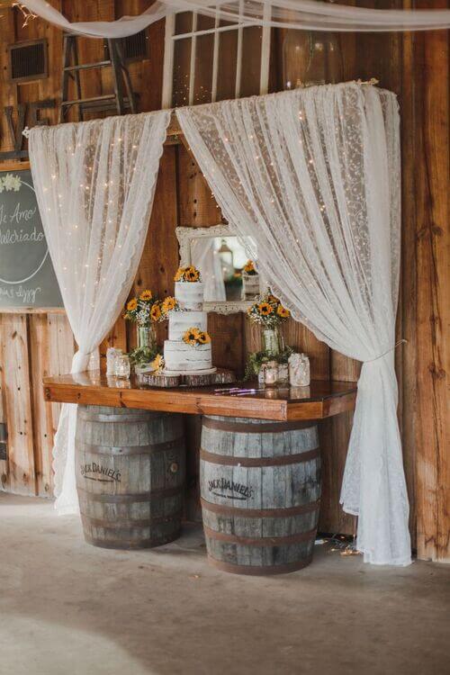 summer barn wedding