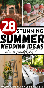 28 Outdoor Summer Wedding Ideas On A Budget