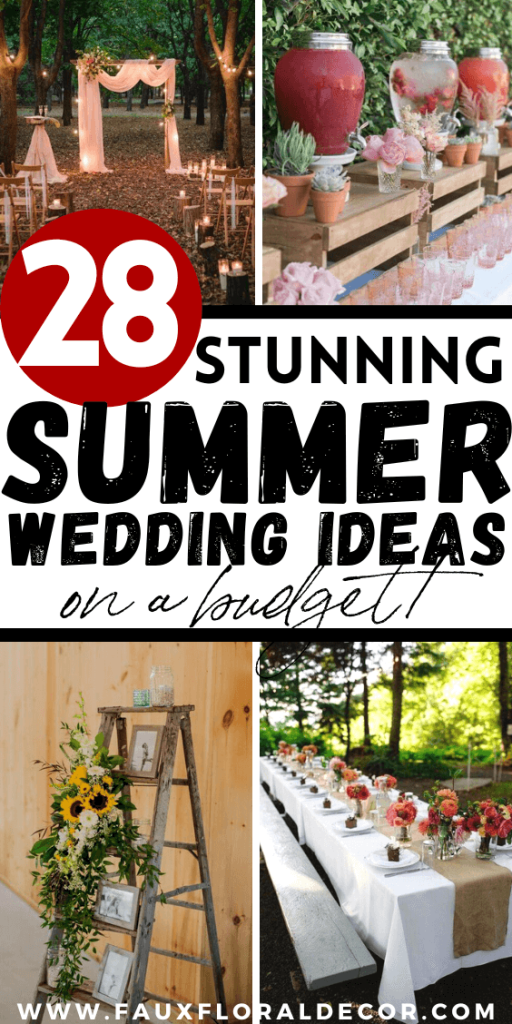 summer wedding ideas on a budget