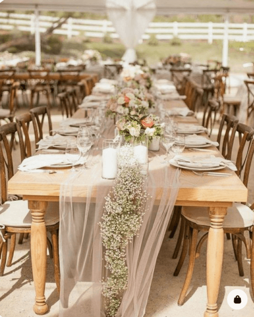 summer wedding tablescape