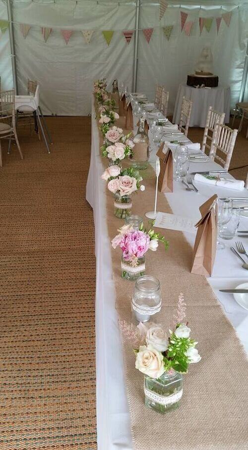 ball jars centerpieces