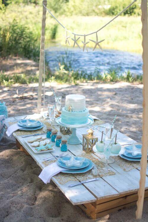 bridal shower beach theme