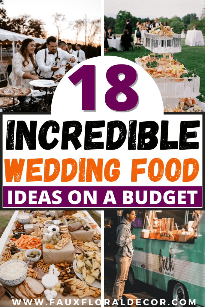 cheap wedding food ideas on a budget