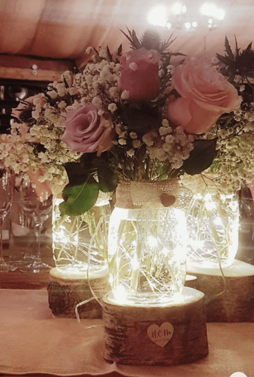 diy mason jar wedding centerpieces