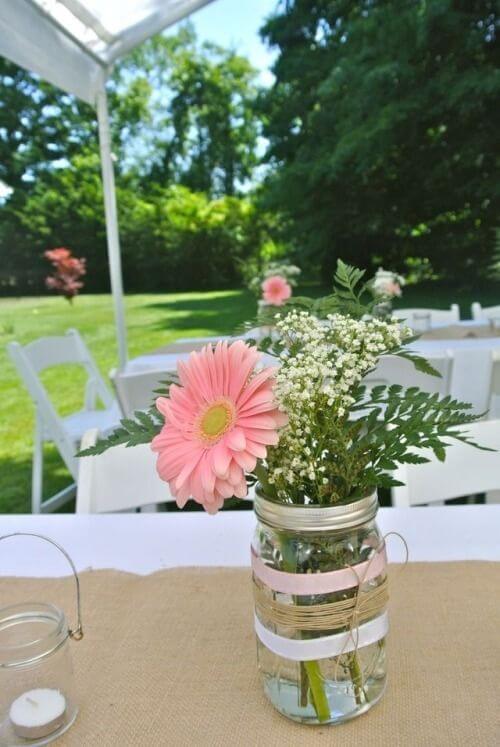 diy wedding mason jar idea