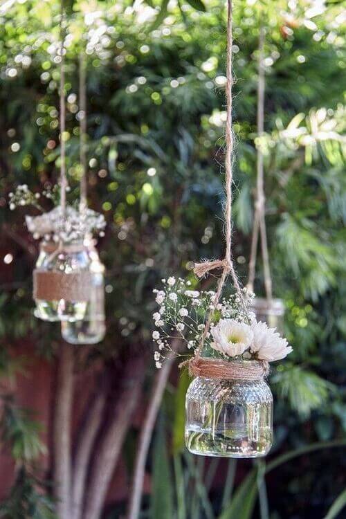 hanging mason jar ideas