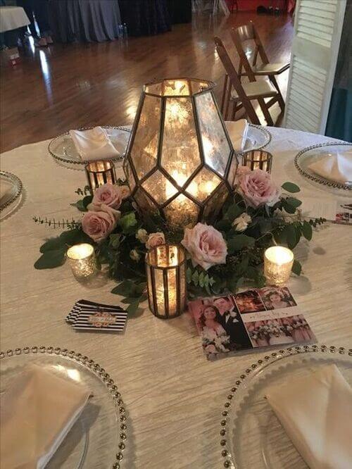 lantern wedding centerpieces romantic