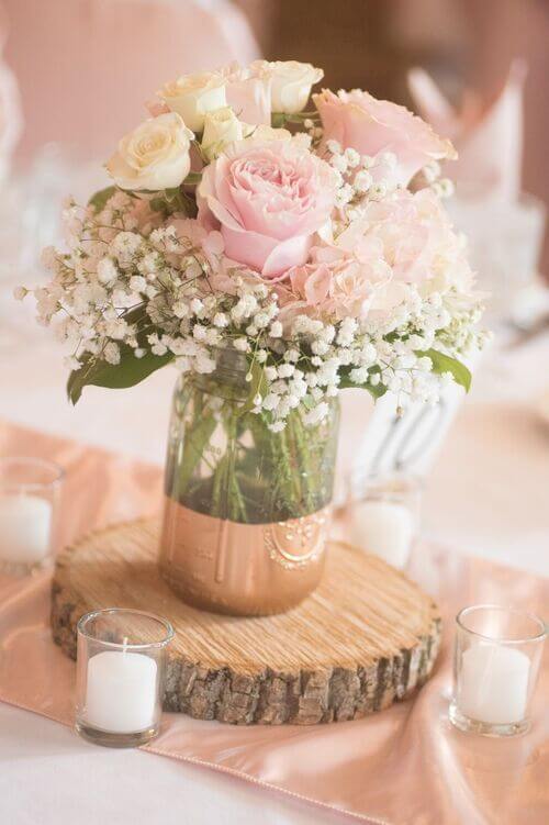 mason jar decor ideas for wedding