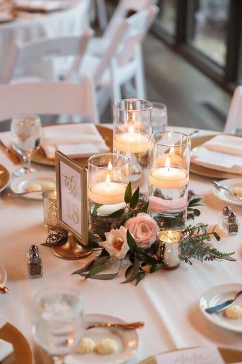 romantic wedding centerpiece ideas