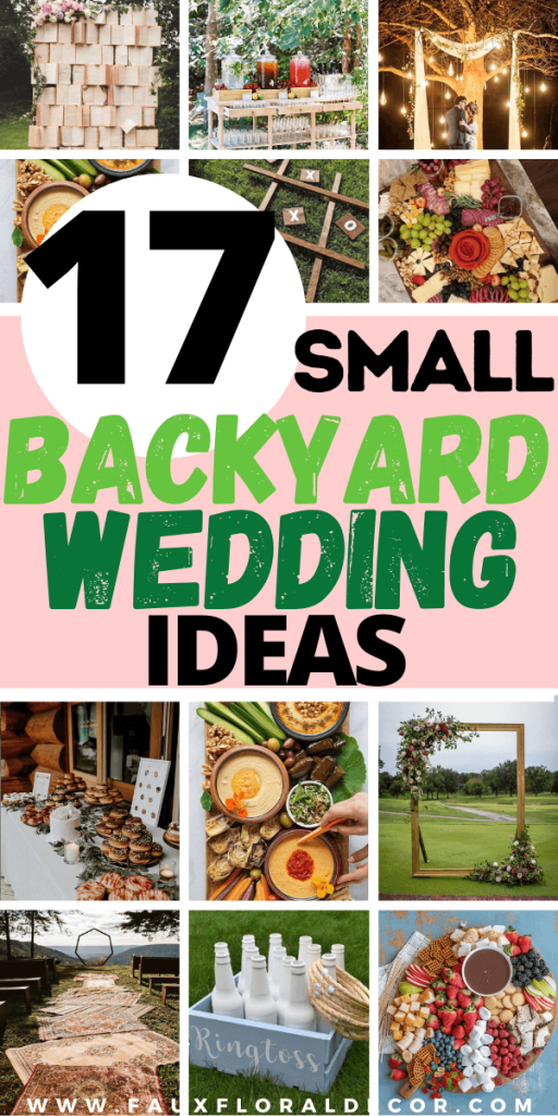 small backyard wedding ideas