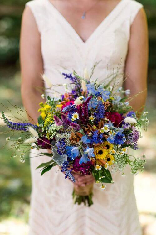 wildflower wedding bouquet