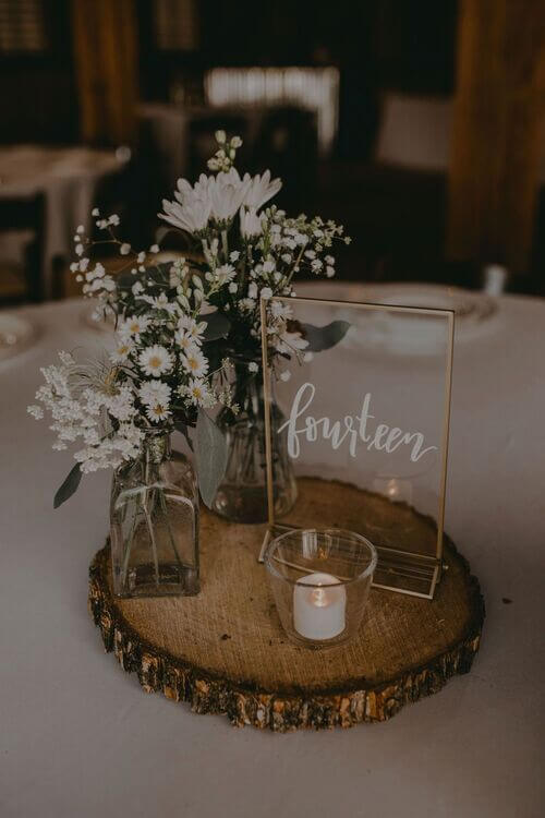 boho wedding table numbers