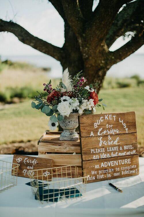 creative alternative for wedding guest books