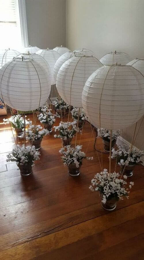 diy wedding lantern centerpieces