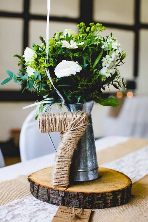 diy wedding table numbers