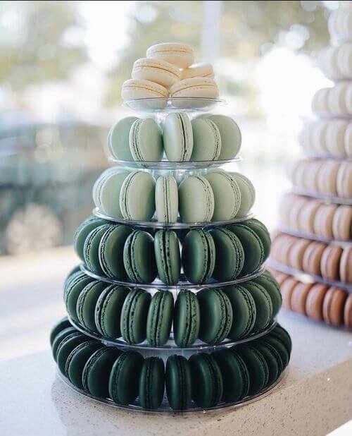 macaron theme wedding