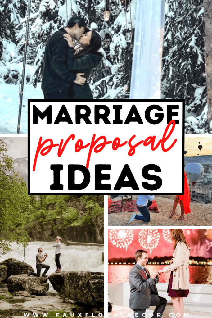 marriage proposals ideas