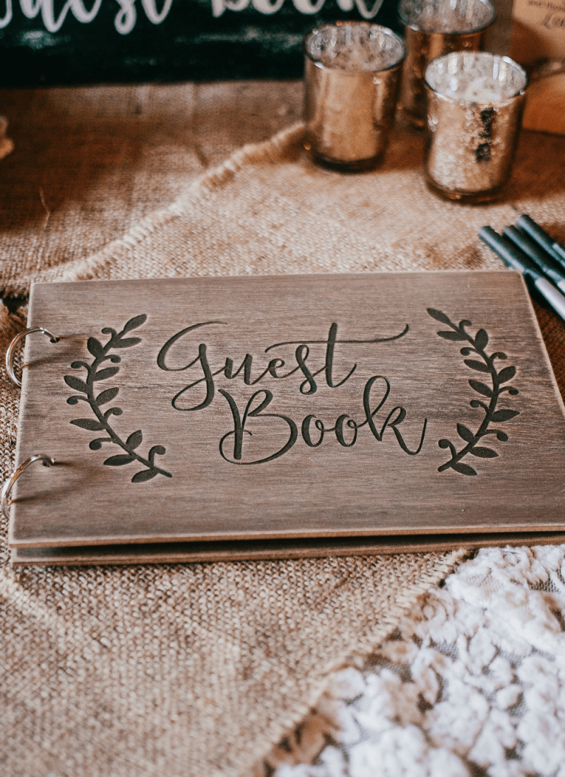 21 Wedding Guest Book Sign In Table Decoration Ideas (That Are Incredible!)