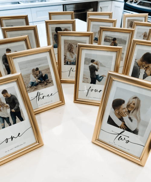 wedding table number ideas with pictures