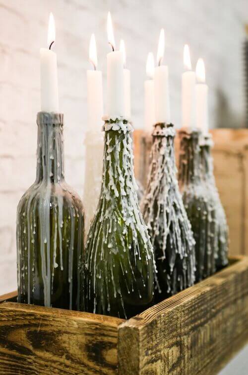 wine bottle decor