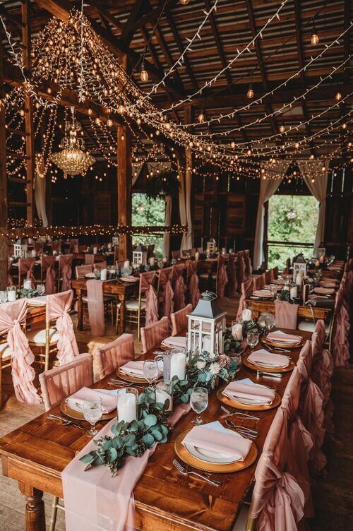 chic rustic barn wedding